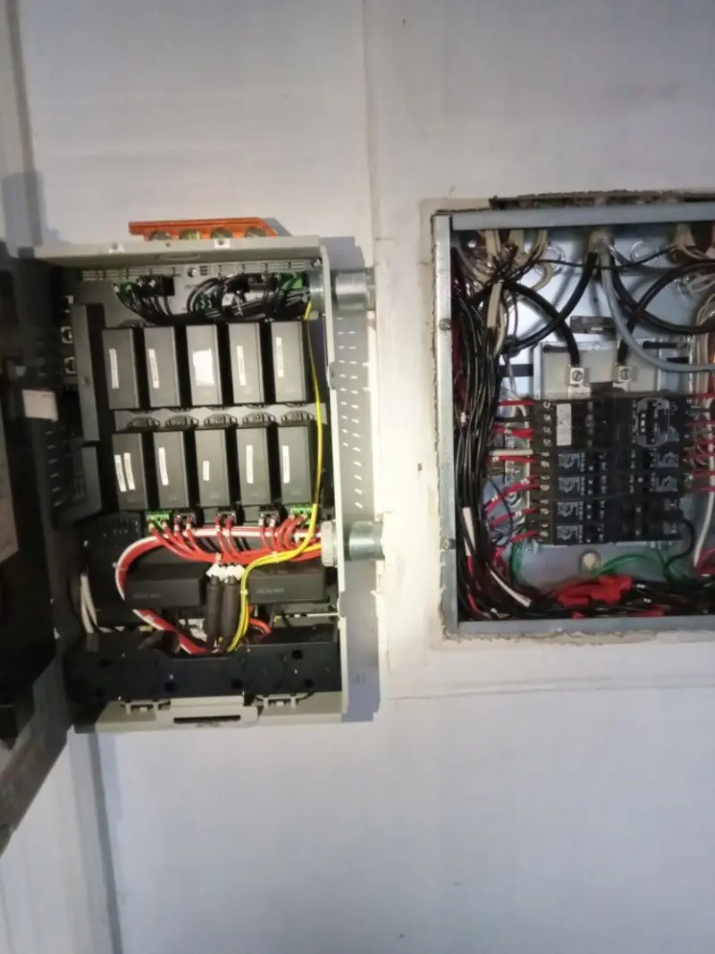 Electrical panel upgrade completed for Indoor Lighting Installation in Rendon